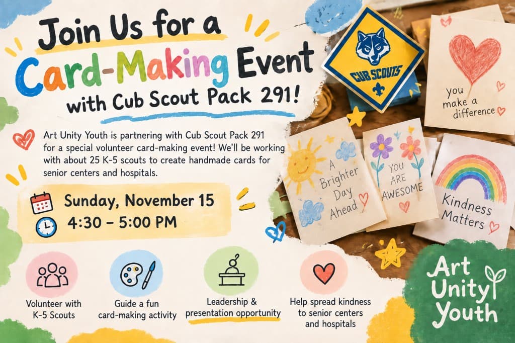 Card-Making Event with Cub Scout Pack 291